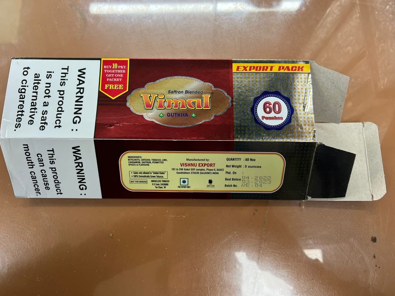 Vimal Gutkha Export Quality (UK)